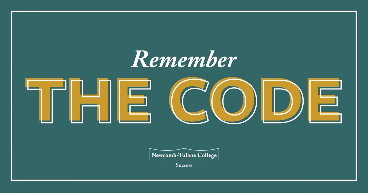 Remember the Code Graphic